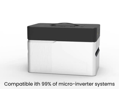 Plug and Play Completo Kit de sistema solar de balcón de 800w con batería y panel solar inversor