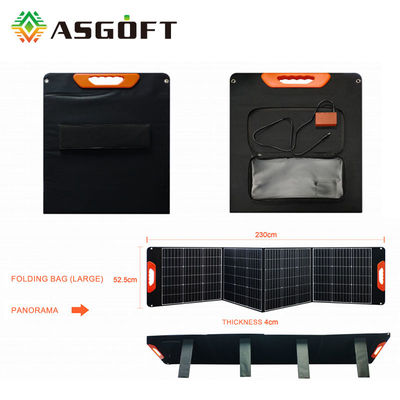 Sistema monocristalino fotovoltaico 200W 300W de los paneles del picovoltio del silicio plegable
