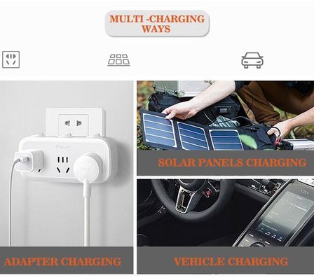 CA solar portátil del generador 500W 288000mAh DC de la central eléctrica de estado de excepción con la exhibición llevada