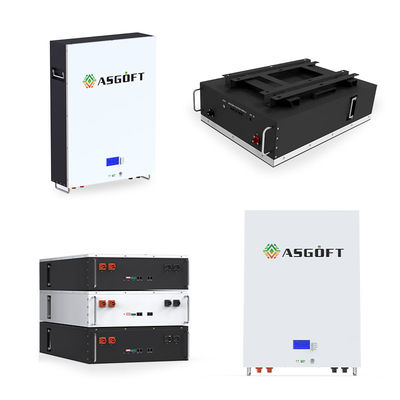Batería de energía solar montada en la pared del sistema Lfp 5kw 10kw 51.2v 48v 100ah Lifepo4 Powerwall del almacenamiento