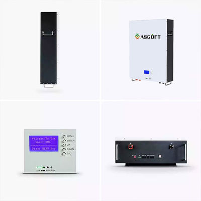 Voltio híbrido 5KWh de la batería solar 51,2 V 48 de Powerwall del litio de la rejilla LiFePO4