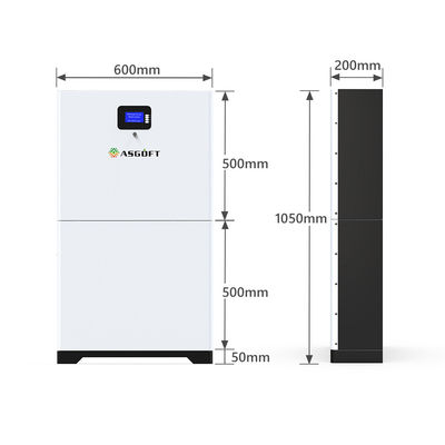 El hierro del litio fosfata la batería solar 51.2v 400ah de Lifepo4 Powerwall