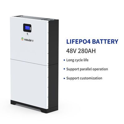 8000 batería de almacenamiento apilable solar de energía del ciclo 280ah 48v Lifepo4 Powerwall para el hogar