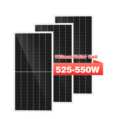Mono sistema bifacial transparente del panel solar de 450w 500w 540w para el hogar