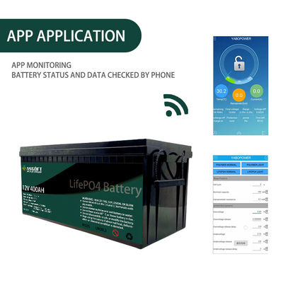 Paquete de energía solar de la batería 400ah del litio de ASGOFT Lifepo4 12V para los carros de golf de rv