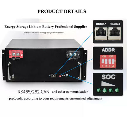 Ciclo profundo 5KWh de ión de litio 10KWh 50Ah 100Ah 200Ah de la batería superior de 48V Lifepo4
