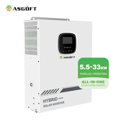 híbrido de 48V 100A en el inversor de la rejilla inversor 3kw 5kw 7.6kw 8kw del lazo de la rejilla de 3 fases