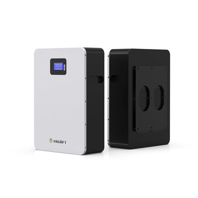 Batería montada en la pared del litio 48v 100ah 200ah 5Kwh 10Kwh LifePo4 del poder de la batería 20kw 5Kw de la Sistema Solar de Asgoft