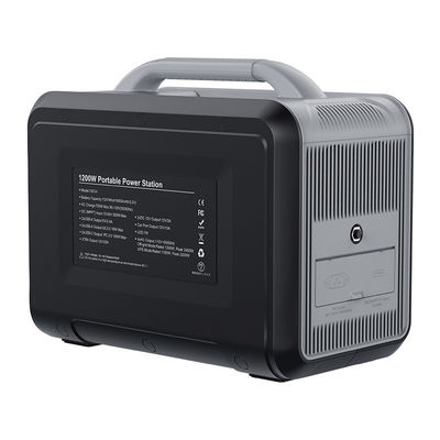 banco del poder de la central eléctrica de la carga de 1200W 2000Wh 5V 12V para el cargador portátil al aire libre de la fuente de alimentación de USB*4 PD*4 DC*2