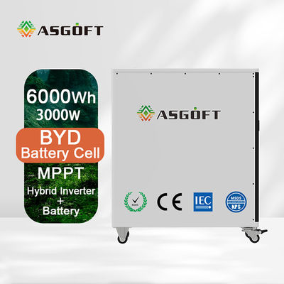 Generación móvil de la salida del inversor de la batería 3KW de BESS Portable 6Kwh lifepo4