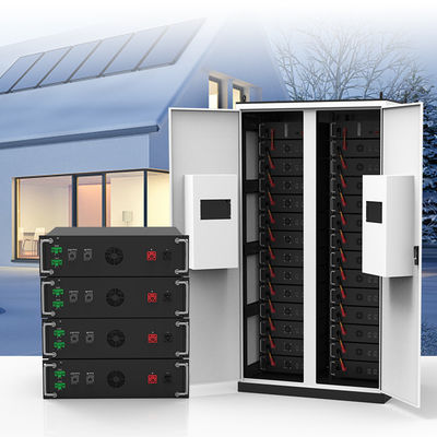 Batería de almacenamiento de energía solar comercial de 100kwh 200KWH Lifepo4 Sistema de energía de batería de inversor híbrido