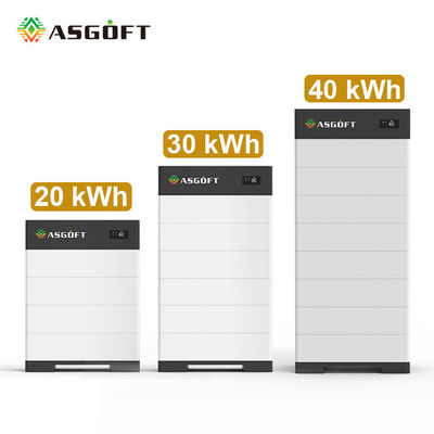 Sistema de caja de baterías solares 15kwh 20kwh 25kw 30kw 35kw 40kw generador solar apilable