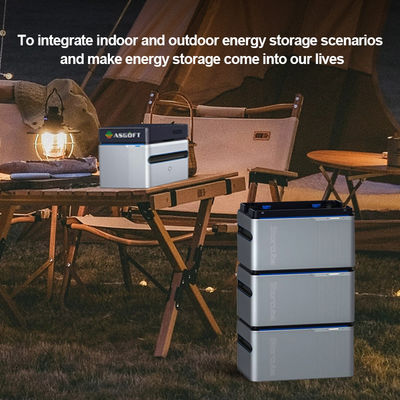 Micro Inversor Batería de almacenamiento de energía 1024wh 5120Wh Balcón Estación de energía solar portátil Estación de energía de 800W