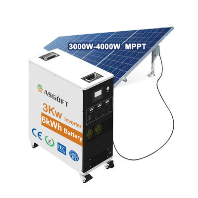 Generador de estación de energía solar de 3000W 86kg 0C~55C Temperatura de carga