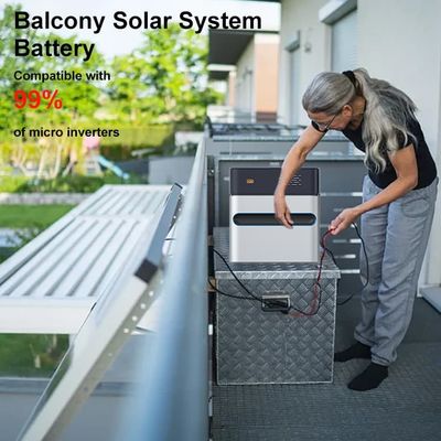 Almacén alemán listo enchufe y juego 800W balcón batería del sistema solar