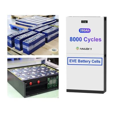 51.2V 300Ah 15kwh Batería de iones de litio LiFePO4 Almacenamiento de energía Batería solar