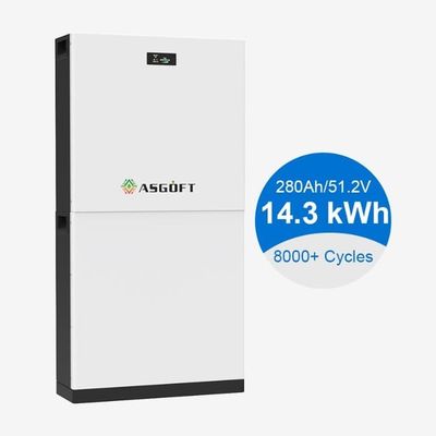 51.2V 300Ah 15kwh Batería de iones de litio LiFePO4 Almacenamiento de energía Batería solar
