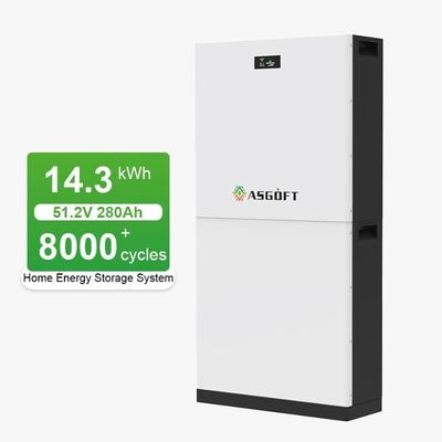 Se puede montar fácilmente con un paquete de energía solar DIY BMS 51.2V 280Ah 15Kwh Batería acumulable