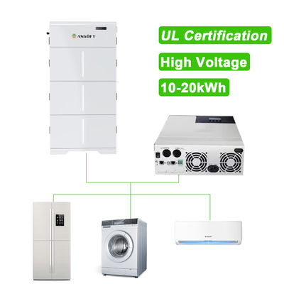 EE.UU. Hogar híbrido 10kw 15kw 20kw Alta tensión Ess Byd 20 KWh Batería de litio