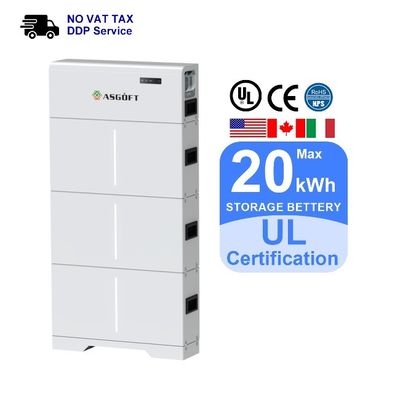 Batería LiFePO4 de alto voltaje 20kwh Baterías de iones de litio