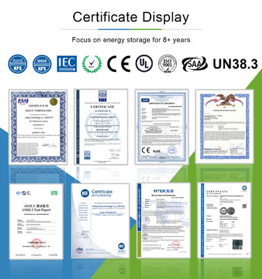 Certificado UL Uso doméstico 5kw 10kw 20kw Almacenamiento solar fotovoltaico Batería de litio LiFePO4