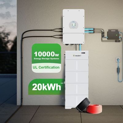 Certificado UL Uso doméstico 5kw 10kw 20kw Almacenamiento solar fotovoltaico Batería de litio LiFePO4