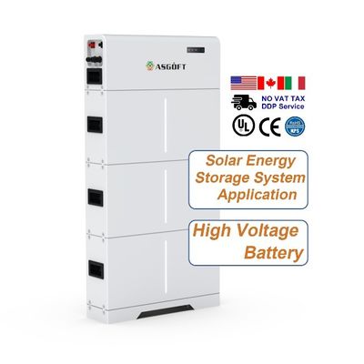 Almacenamiento de energía de alta tensión 10kwh 15kwh 20kwh Solar Lifepo4 Batería de litio