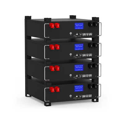 51.2V 5Kwh Batería de iones de litio de energía solar LFP4 AKKU 48V 100Ah Batería LiFePO4