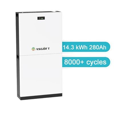 10 años de garantía 8000+ ciclos 48V 15kWh Batería del sistema de almacenamiento de energía