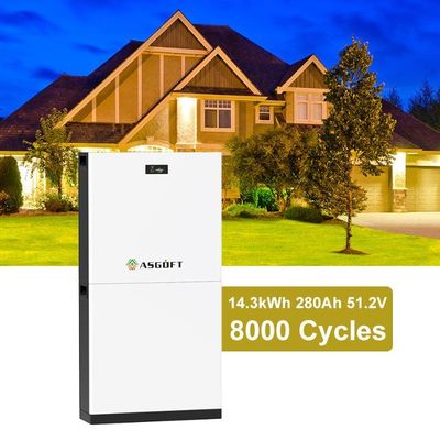 10 años de garantía 8000+ ciclos 48V 15kWh Sistema de almacenamiento de energía