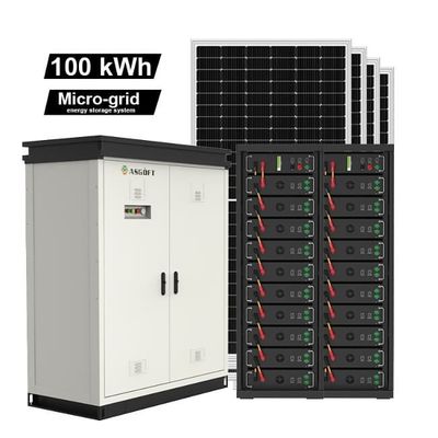 Sistema de almacenamiento de energía solar de fábrica Completo 50kW 60KW 70KW 100KW híbrido