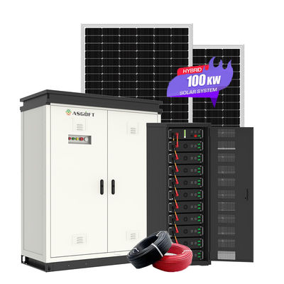 OEM/ODM Sistema de energía solar industrial y comercial en red Batería solar de 100KW
